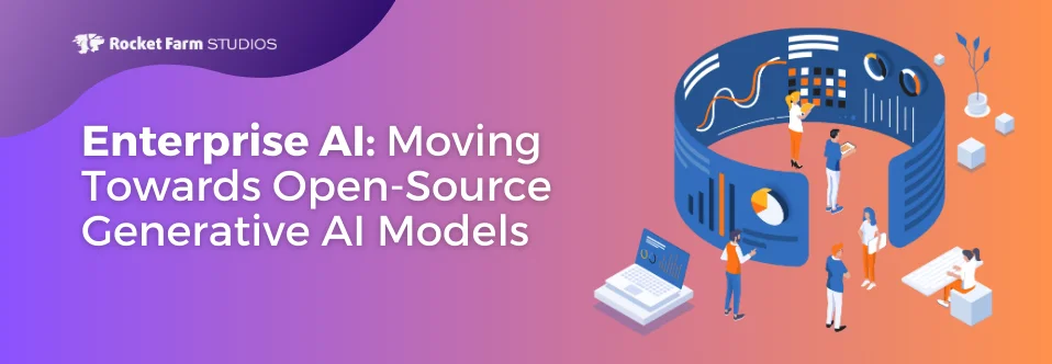 Featured image for “Enterprise AI: Moving Towards Open-Source Generative AI Models”