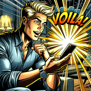 Man experiencing Confirmation bias.